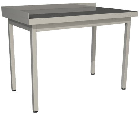 Стол производственный с двумя бортами Restoinox СП-4/6-2БЛ