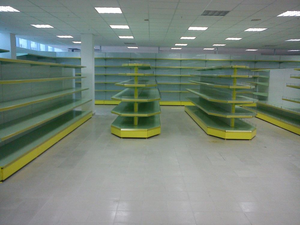 Стеллаж торцевой трапециевидный