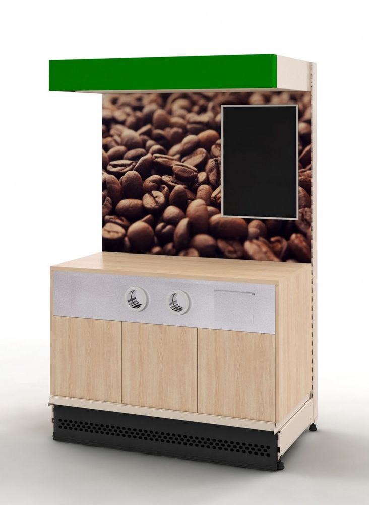 Кофе модуль Евромаркет с фризом S-975