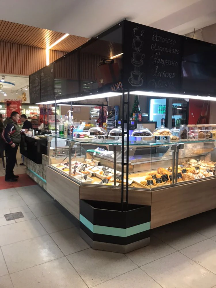 Нейтральная витрина Bistro BM 90 угол