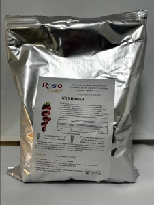 Смеси сухие для мягкого мороженого и молочных коктейлей RossoCream (Клубника), 1 кг